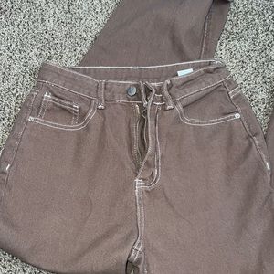 brown shein pants